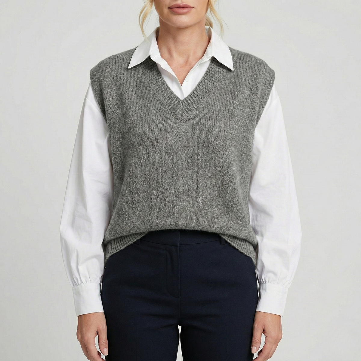 Refined Dames V-Hals Spencer