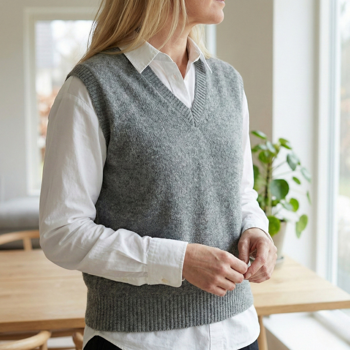 Refined Dames V-Hals Spencer