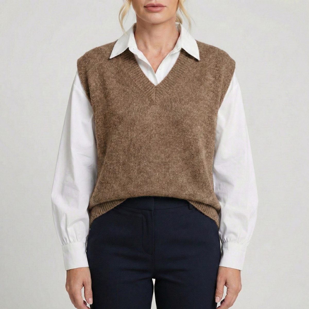 Refined Dames V-Hals Spencer