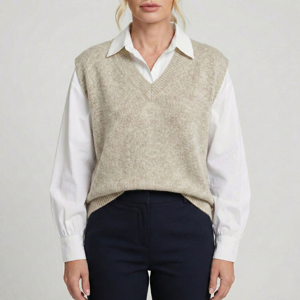 Refined Dames V-Hals Spencer