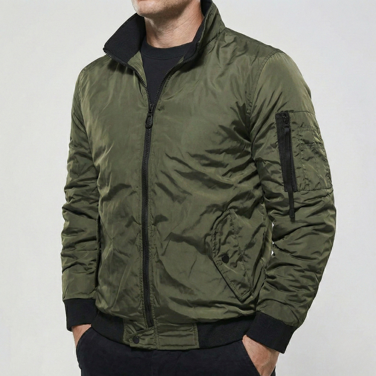 Zip Bomberjack Heren Regular Fit