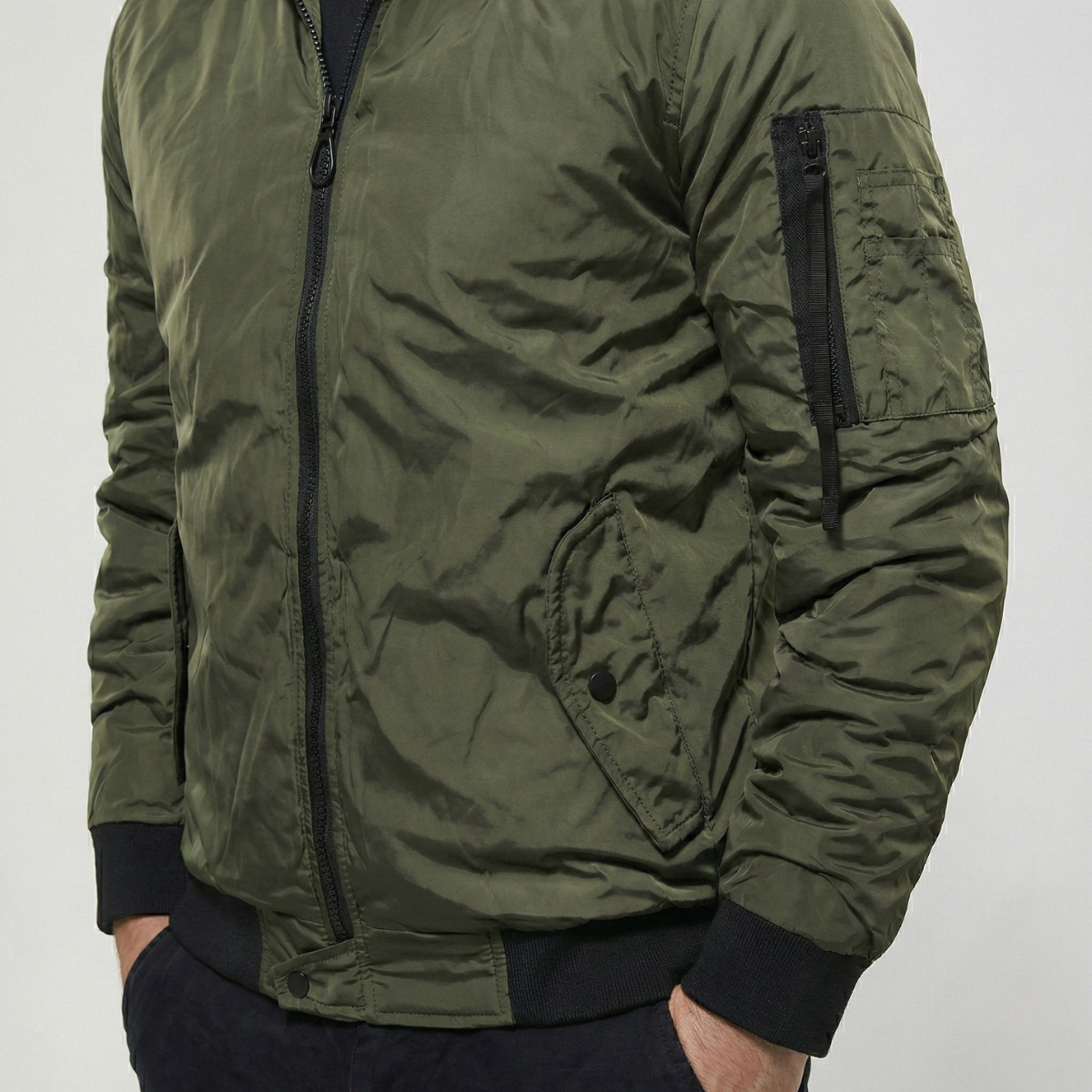 Zip Bomberjack Heren Regular Fit