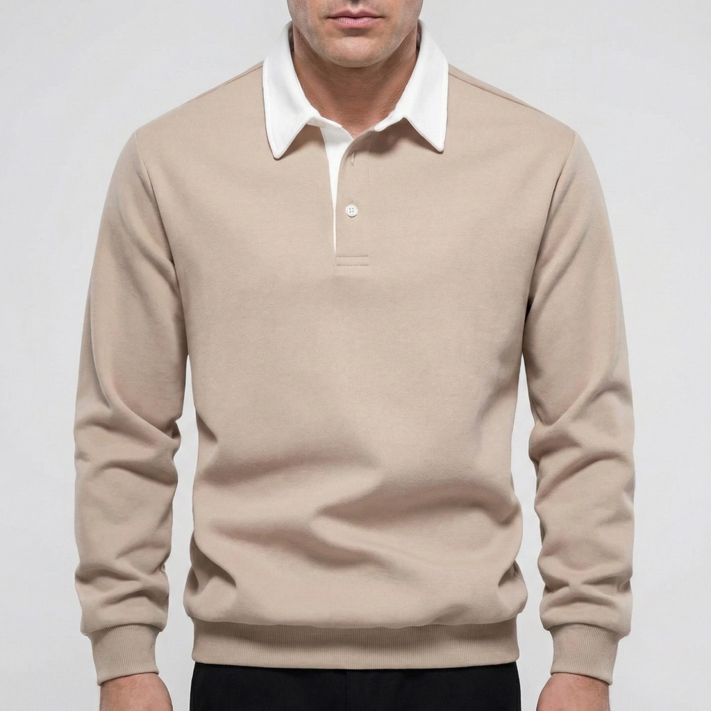 Refined Heren Polotrui met Lange Mouwen