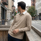 Refined Heren Polotrui met Lange Mouwen