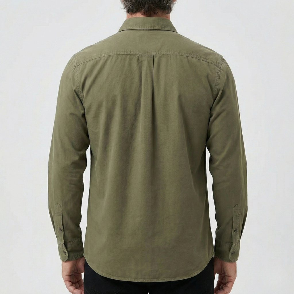 Refined Heren Recht Overhemd met Borstzakken