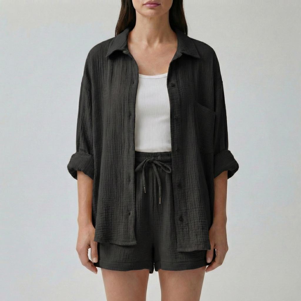 Refined Dames Relaxed Fit Lounge Set