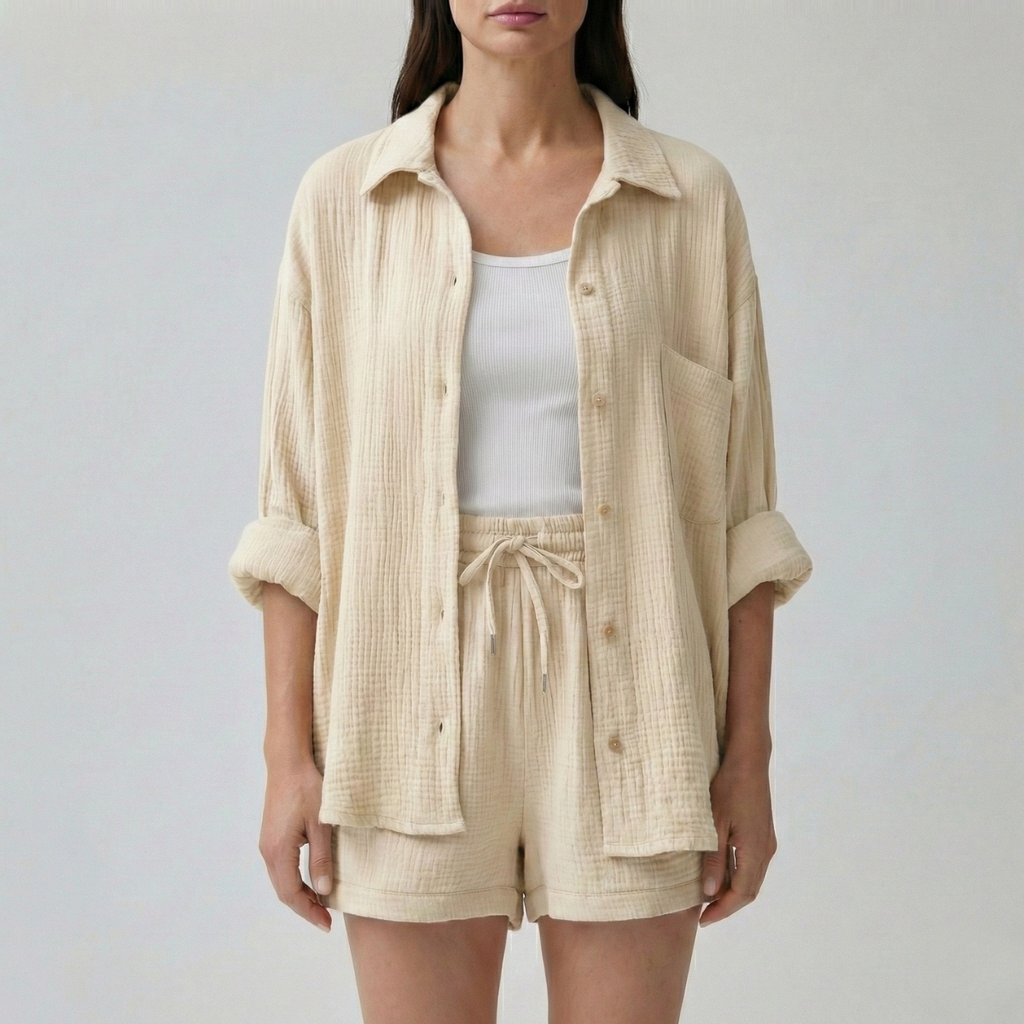 Refined Dames Relaxed Fit Lounge Set