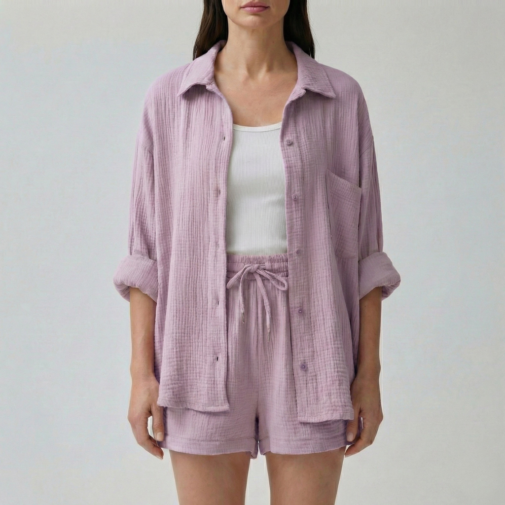 Refined Dames Relaxed Fit Lounge Set