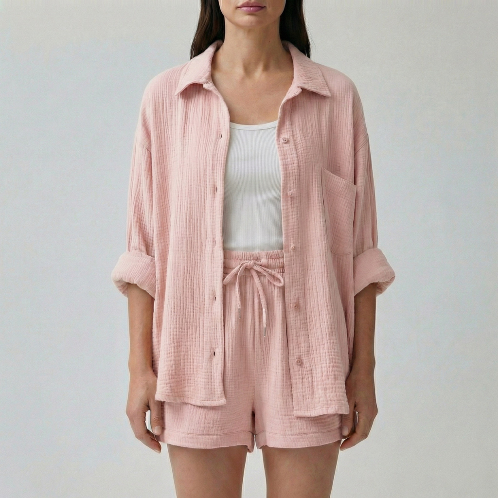 Refined Dames Relaxed Fit Lounge Set