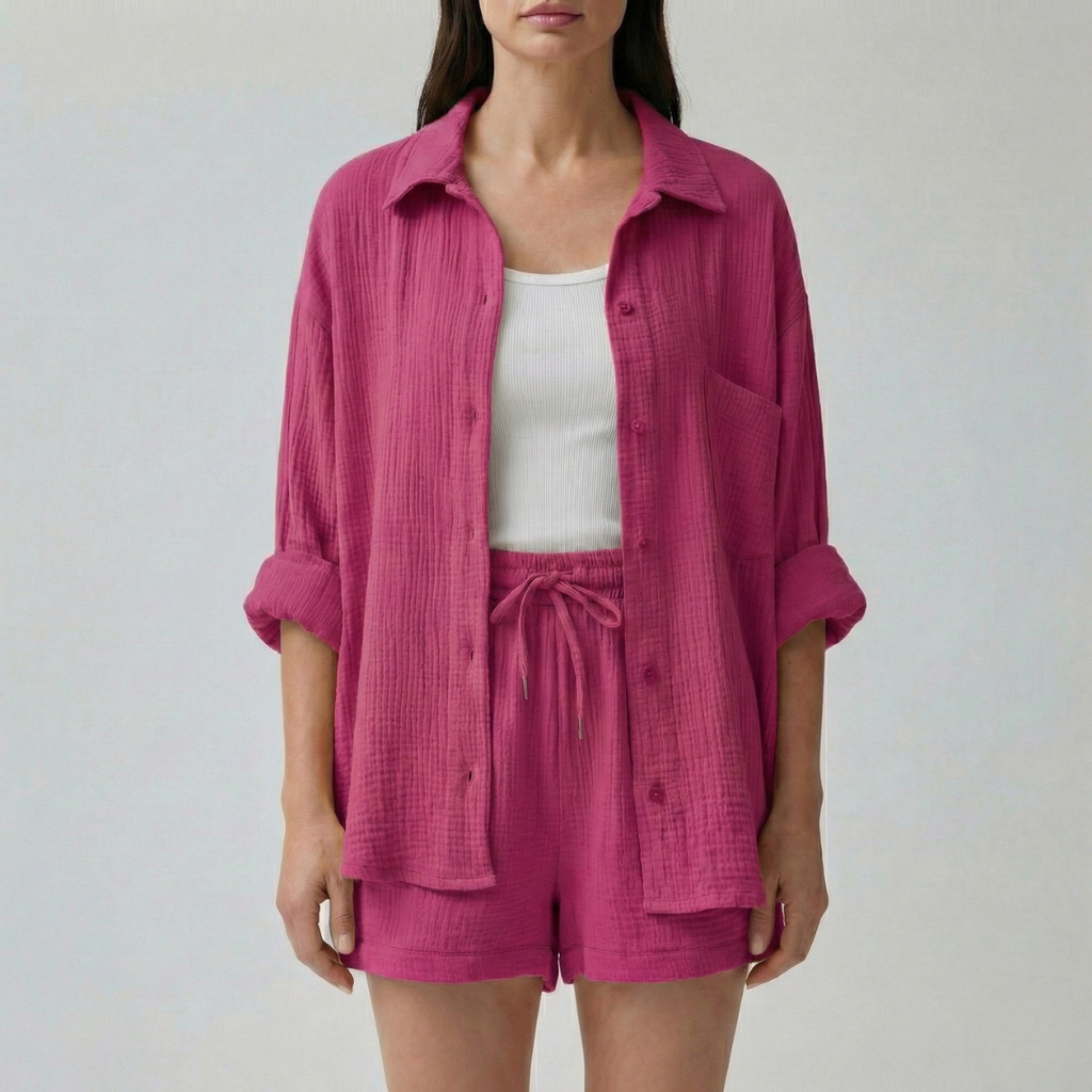 Refined Dames Relaxed Fit Lounge Set