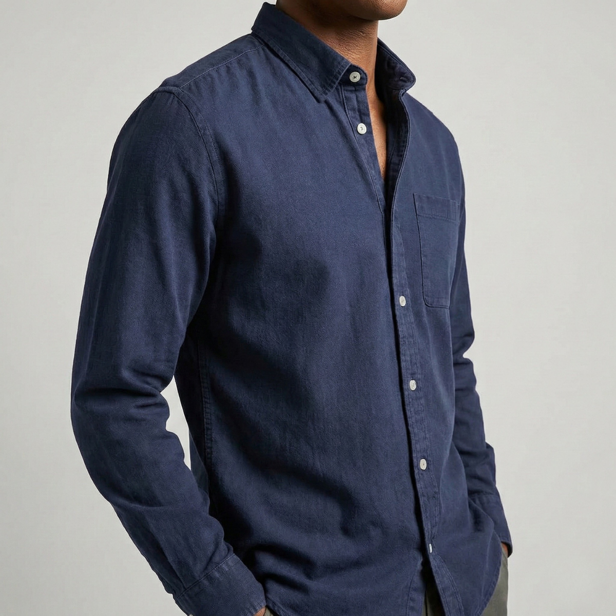 Refined Heren Casual Regular-Fit Overhemd