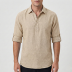 Refined Heren Henley Overhemd