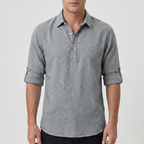 Refined Heren Henley Overhemd