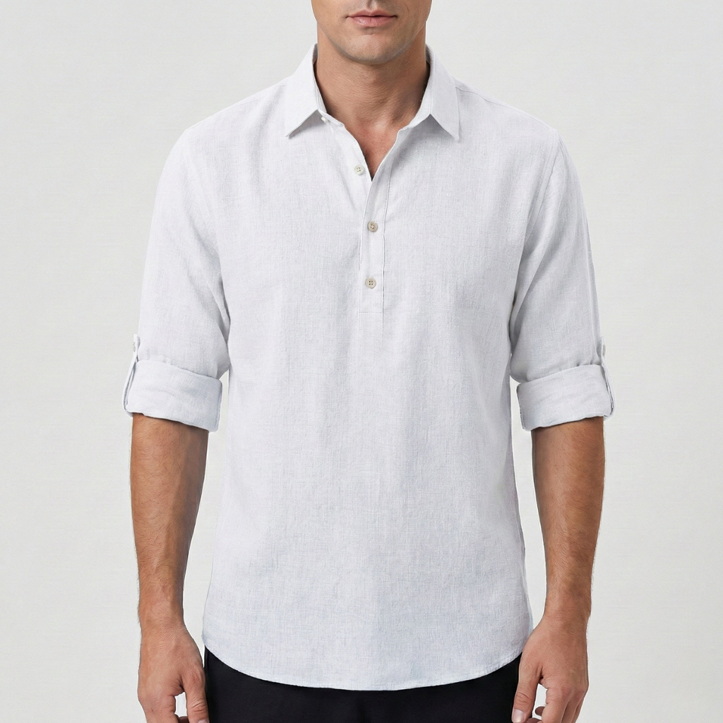 Refined Heren Henley Overhemd