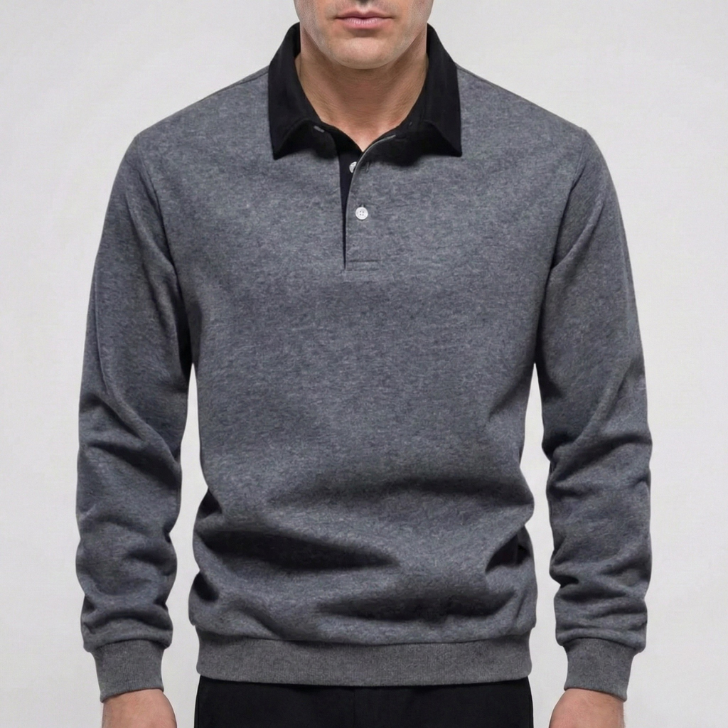 Refined Heren Polotrui met Lange Mouwen