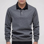 Refined Heren Polotrui met Lange Mouwen