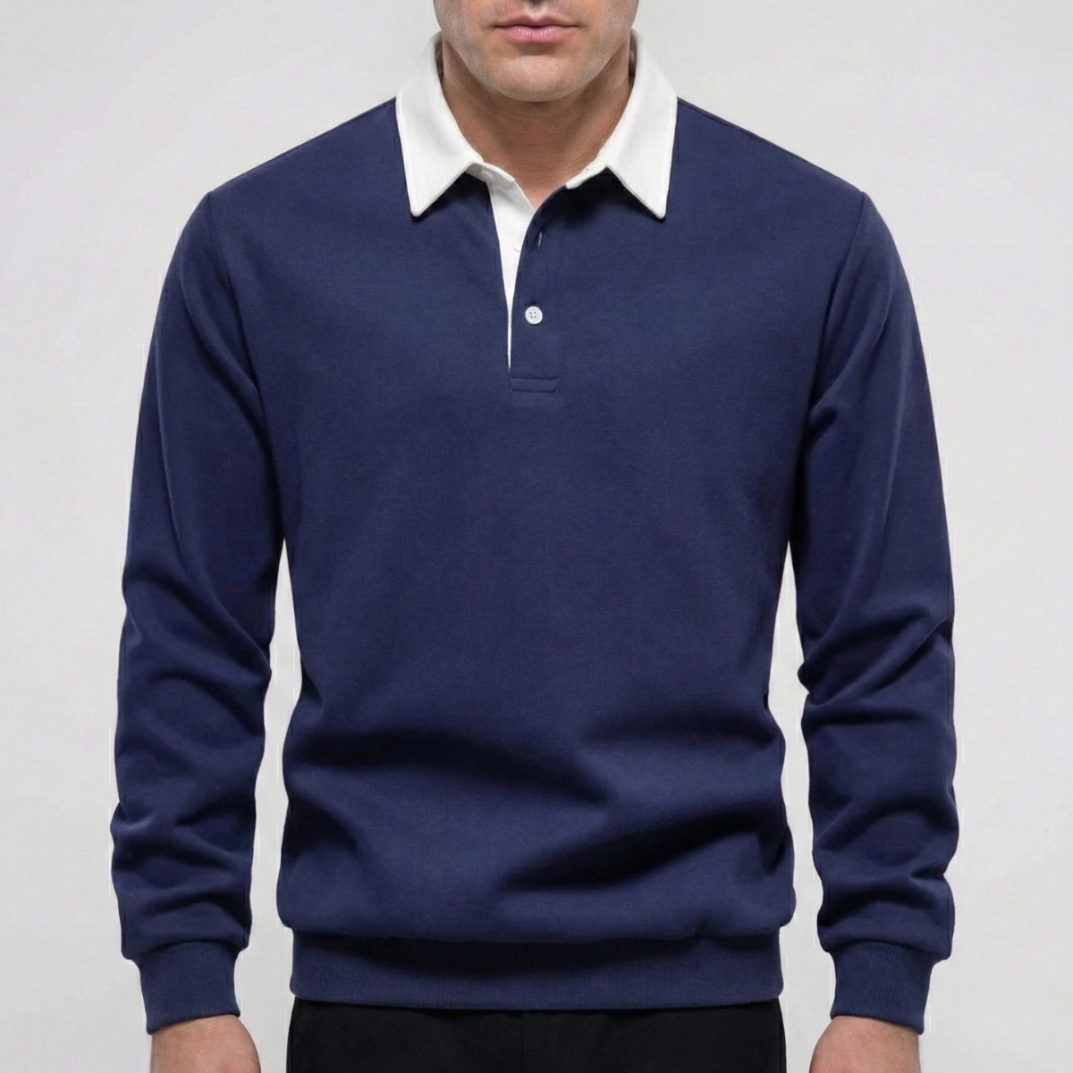 Refined Heren Polotrui met Lange Mouwen