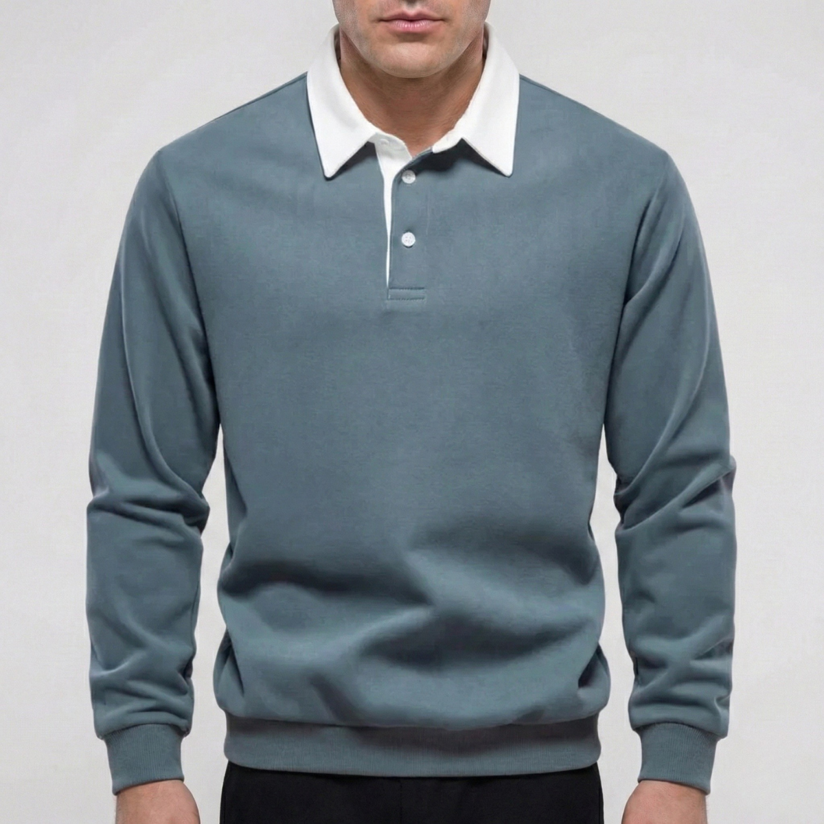 Refined Heren Polotrui met Lange Mouwen