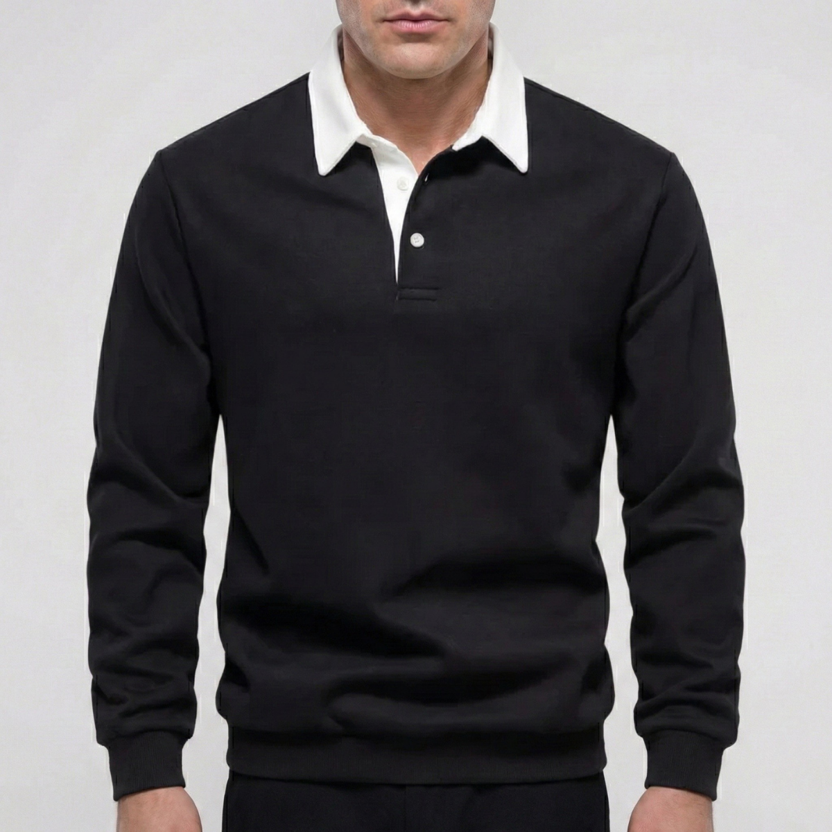 Refined Heren Polotrui met Lange Mouwen