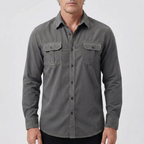 Refined Heren Recht Overhemd met Borstzakken