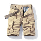 cargo shorts heren relaxed in khaki voor heren
