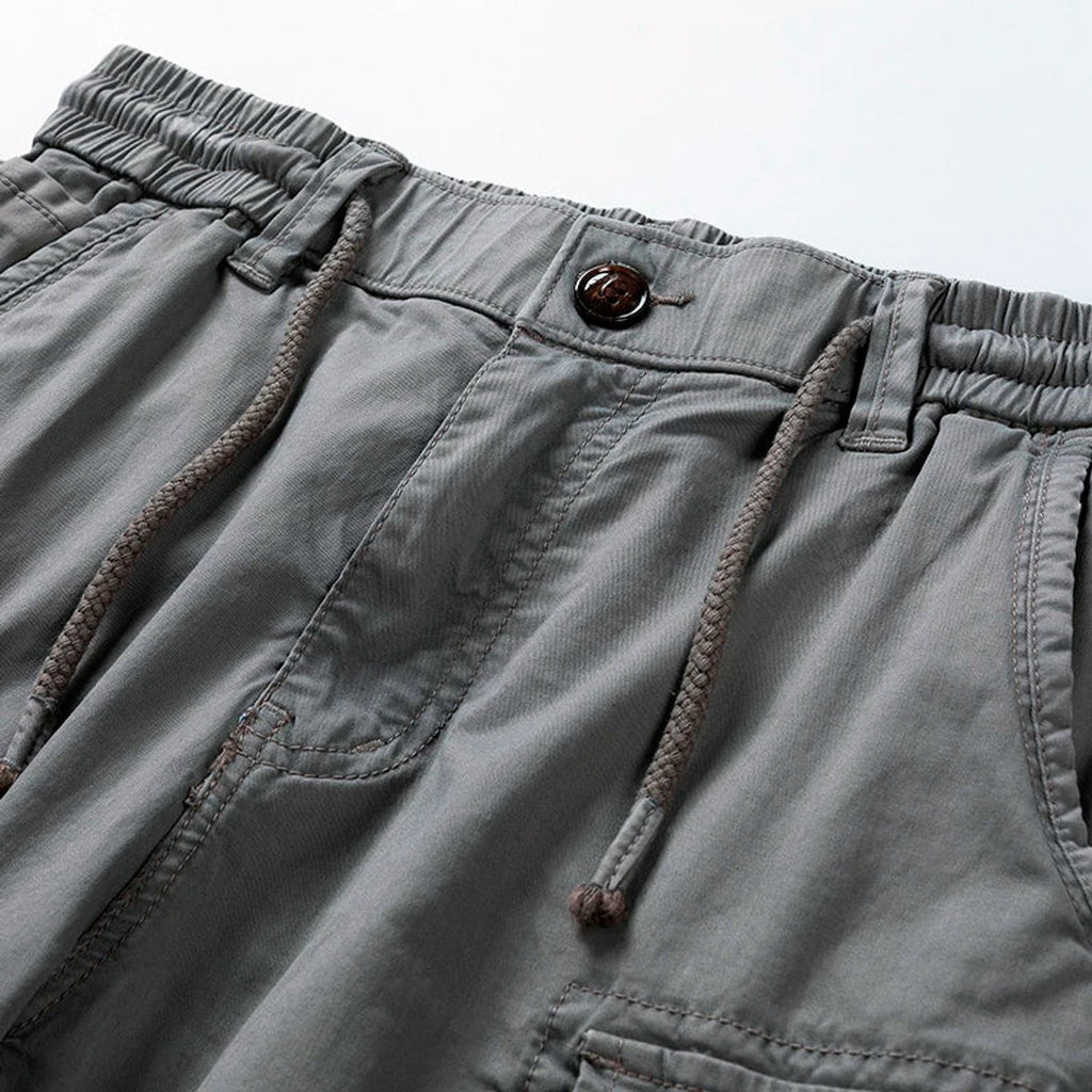 cargo shorts heren relaxed in khaki voor heren
