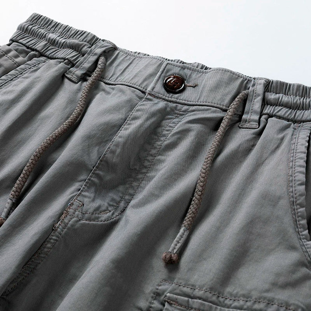cargo shorts heren relaxed in khaki voor heren