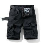 cargo shorts heren relaxed in zwart voor heren