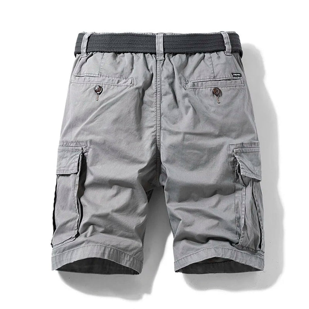 cargo shorts heren relaxed in khaki voor heren