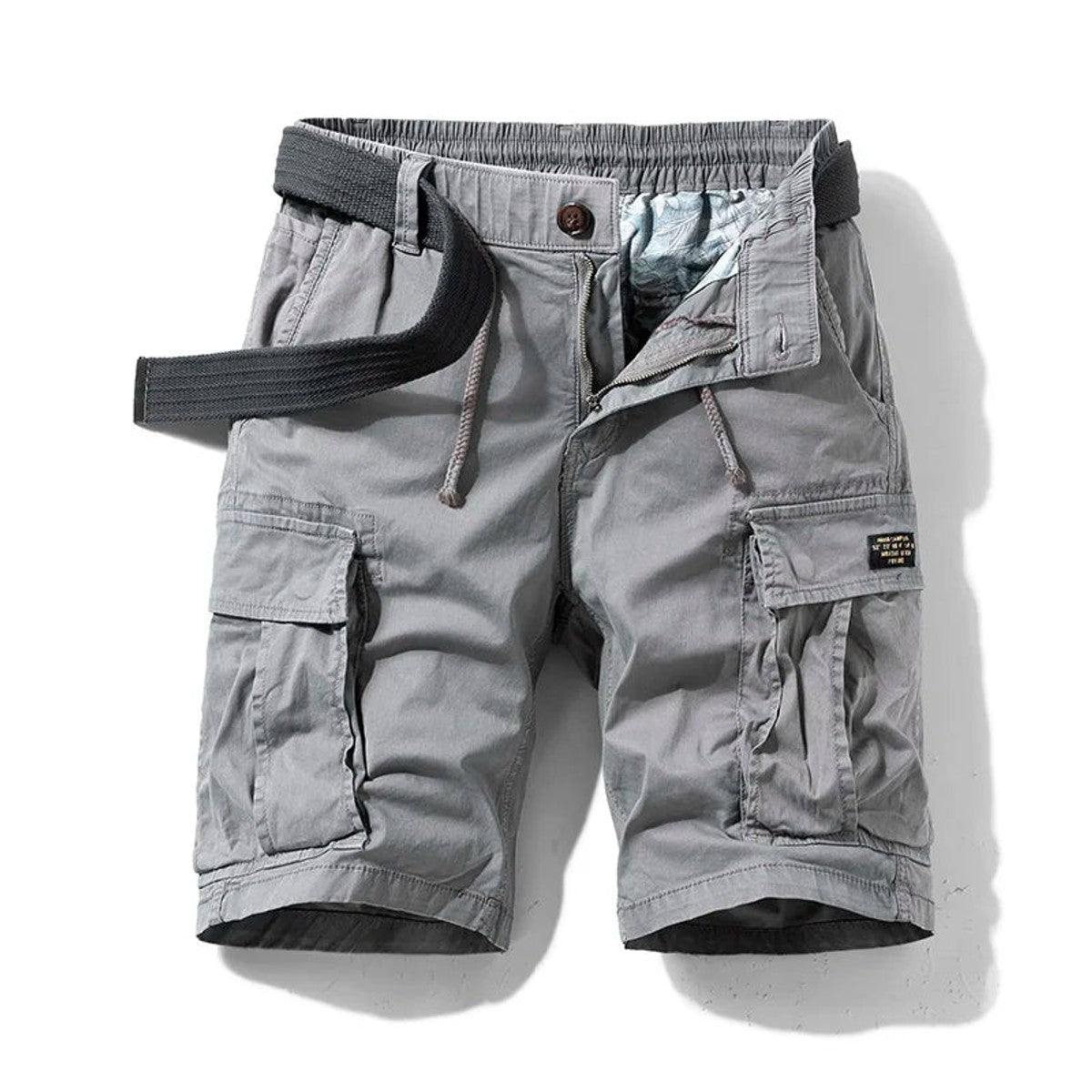 cargo shorts heren relaxed in khaki voor heren