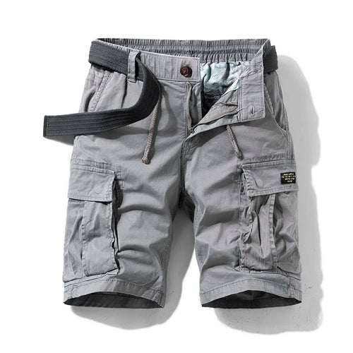 cargo shorts heren relaxed in khaki voor heren