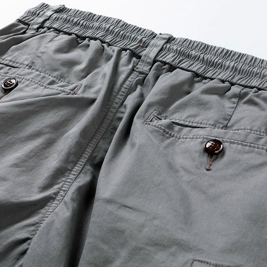 cargo shorts heren relaxed in khaki voor heren