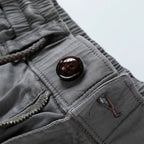 cargo shorts heren relaxed in khaki voor heren