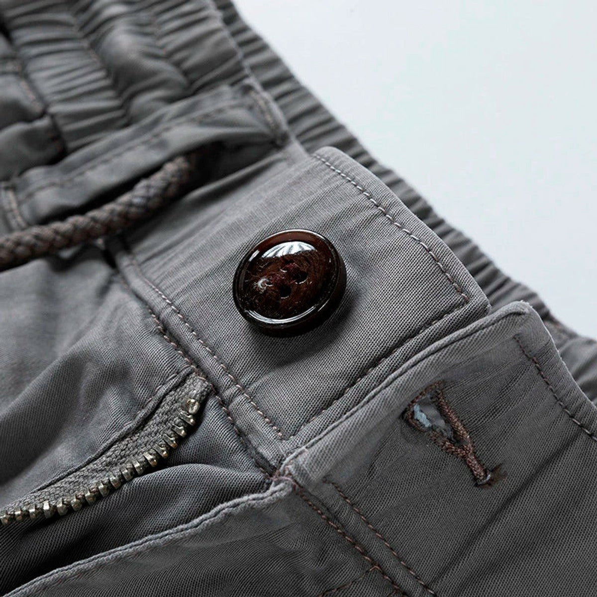 cargo shorts heren relaxed in khaki voor heren