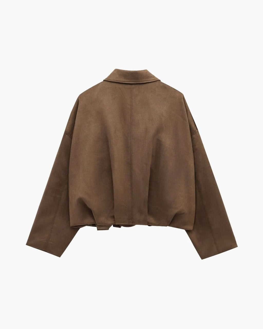 dames bomber jacket met kraag