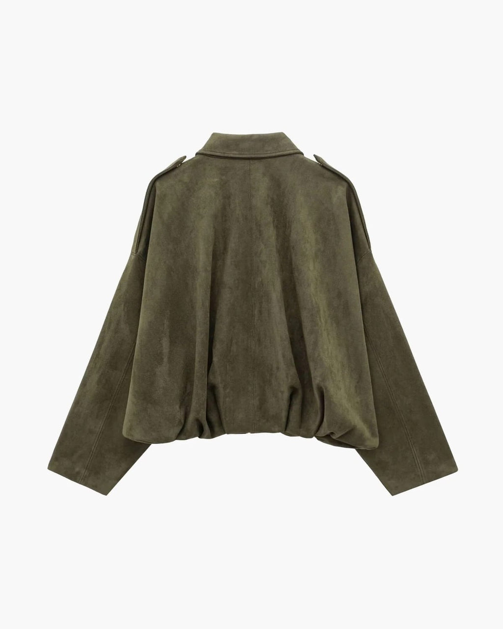 dames bomber jacket met kraag