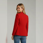 dames getailleerde blazer met revers