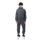 dames oversized hoodie set met joggingbroek in grijs