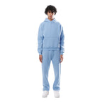 dames oversized hoodie set met joggingbroek in lichtblauw