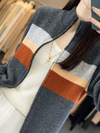 dames oversized vest met ritsluiting