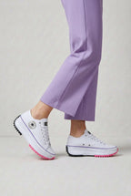 dames platform sneakers met vetersluiting