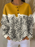 dames relaxed fit waffle trui in stijl 13