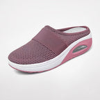 dames slip-on sneaker muil met luchtzool in roze