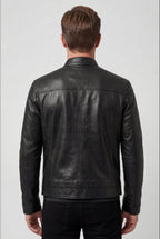 heren biker jacket met rits