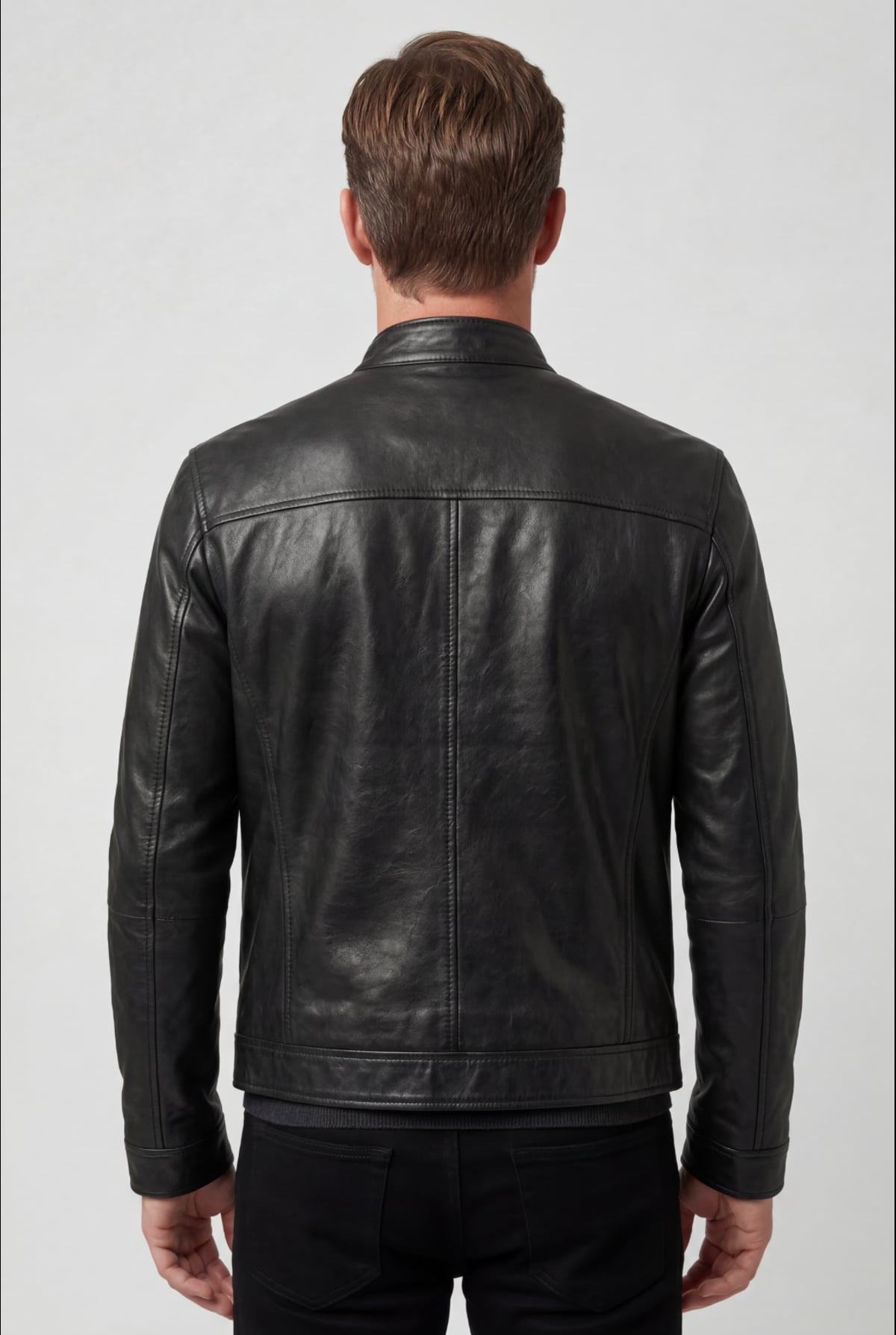 heren biker jacket met rits