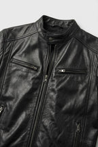 heren biker jacket met rits