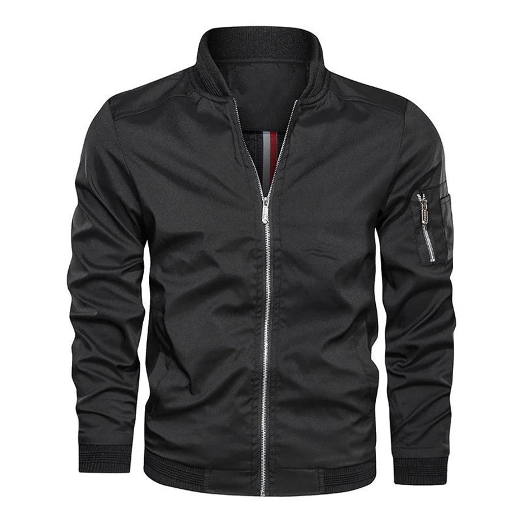 heren bomber jacket met rits