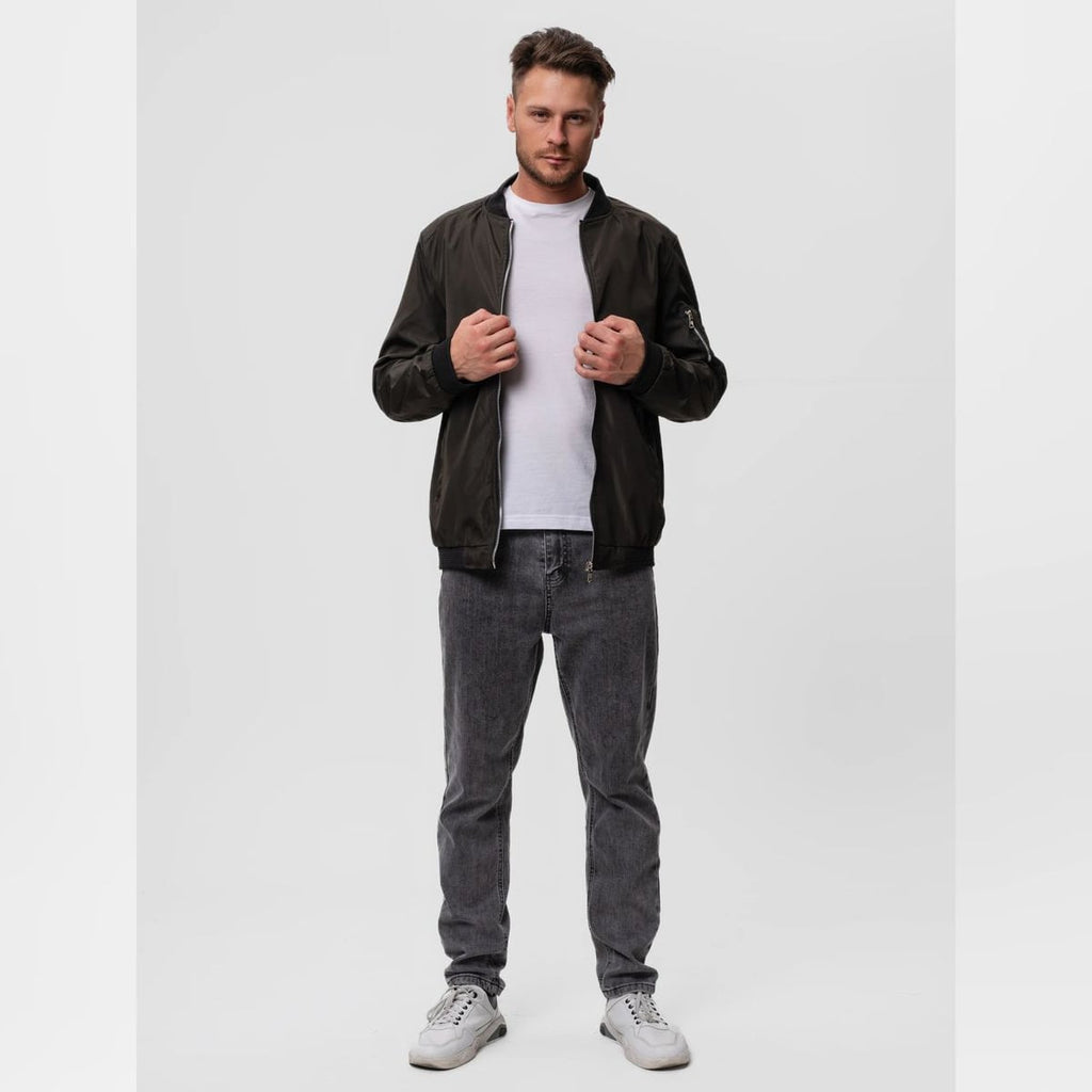 heren bomber jacket met rits