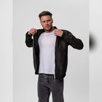 heren bomber jacket met rits
