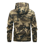 heren camouflage jas met capuchon
